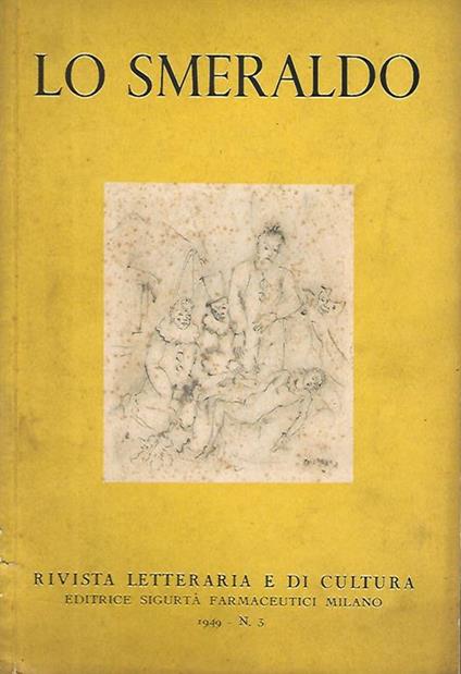 Lo Smeraldo anno III - n. 3. Rivista letteraria e di cultura - copertina