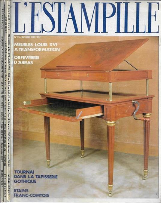 L' Estampille Anno 1984 N° 174, 175, 176 - Louis Faton - copertina
