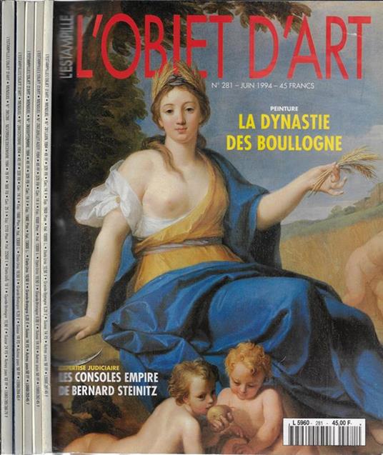 L' Estampille / L' Objet D'Art Anno 1994 N° 281, 282, 283, 284, 285 - copertina