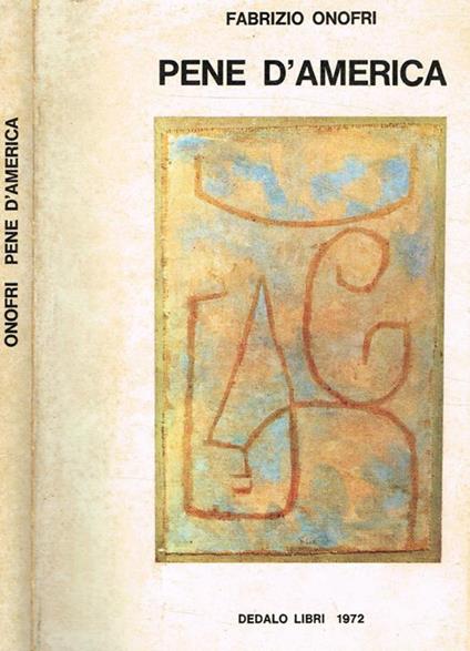 Pene d'America - Fabrizio Onofri - copertina