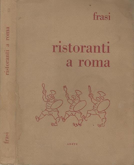 Ristoranti a Roma - Stefano Frasi - copertina