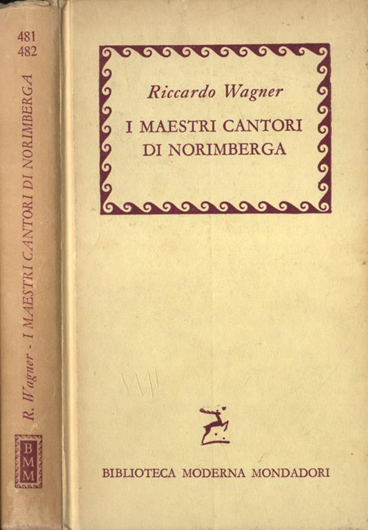 I maestri cantori di Norimberga - Richard Wagner - copertina