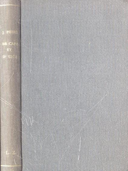 De cape et d' èpèe - Joseph Peyre - copertina