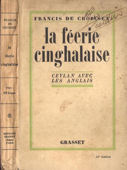 La fèerie cinghalaise. Ceylan avec les anglais - copertina