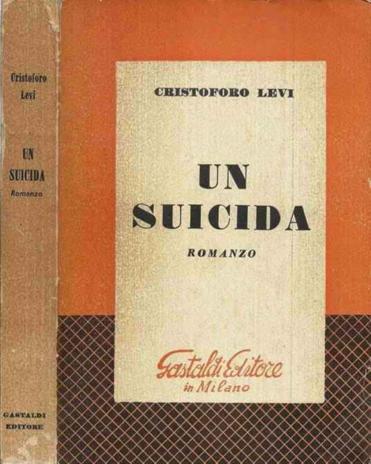 Un suicida - Cristoforo Levi - copertina