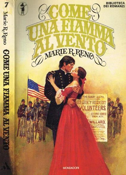 Come una fiamma al vento - Marie R.Reno - copertina