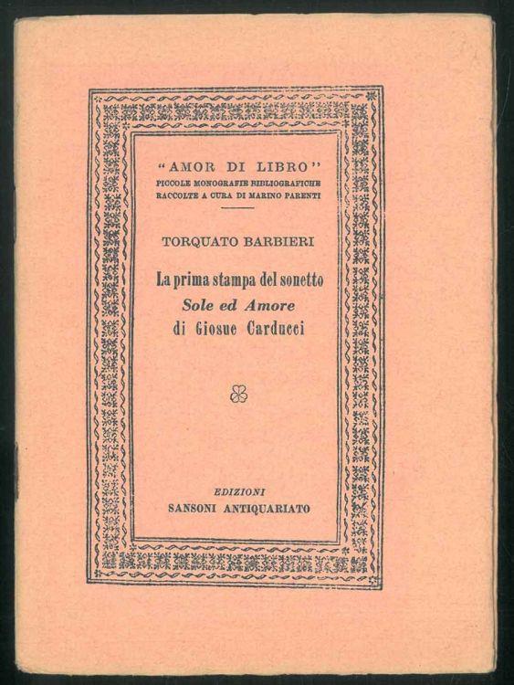 STUDIO BIBLIOGRAFICO ORFEO LIBRERIA ANTIQUARIA S.A.S.