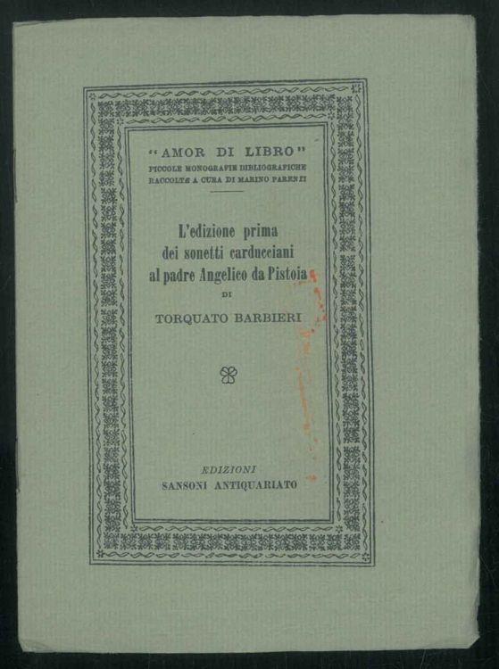 STUDIO BIBLIOGRAFICO ORFEO LIBRERIA ANTIQUARIA S.A.S.