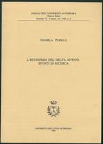 L' economia del delta antico: spunti di ricerca