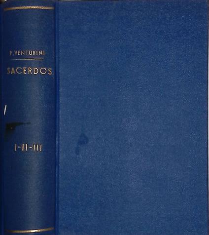 Sacerdos. Periodico mensile di Pietà Sacerdotale. 1926 - 1927 - 1928 - copertina