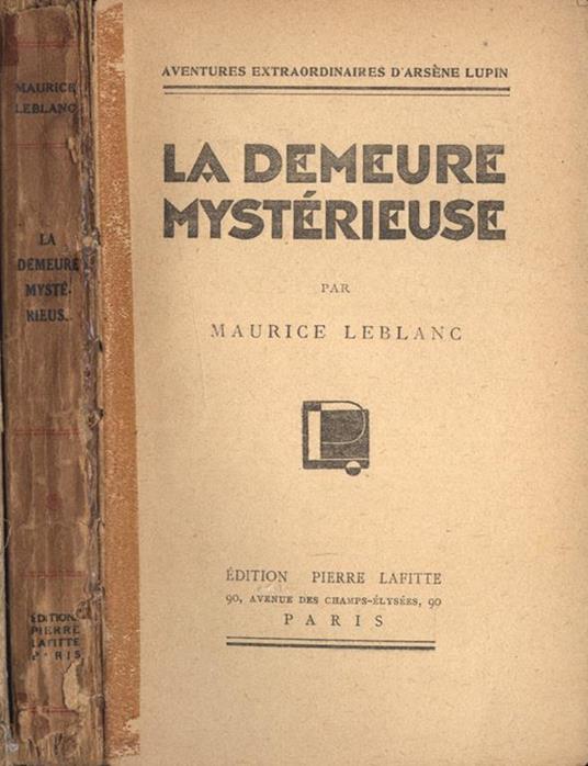 La demeure mystèrieuse - Maurice Leblanc - copertina