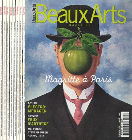 Beaux Arts Magazine. anno 2003 - copertina