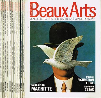 Beaux Arts Magazine. anno 1985 - copertina