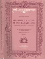 Repatriare Masuccio al suo lassato nido. Atti del Convegno nazionale di studi su Masuccio Salernitano (Salerno, 9-10 maggio 1976)