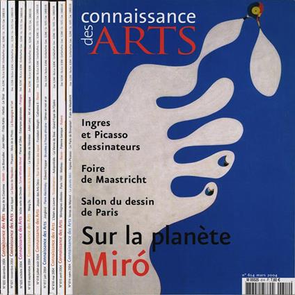 Connaissance des Arts. Anno 2004 - copertina