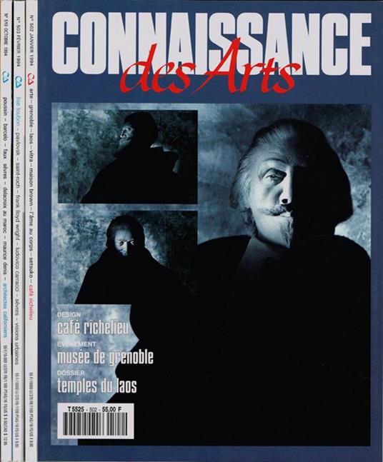 Connaissance des Arts. Anno 1994 - copertina