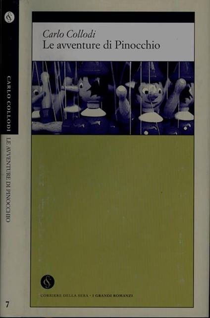 Le avventure di Pinocchio - Carlo Collodi - copertina