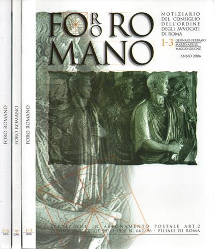 Foro Romano - 2006. Notiziario del Consiglio dell'Ordine degli Avvocati di Roma - copertina
