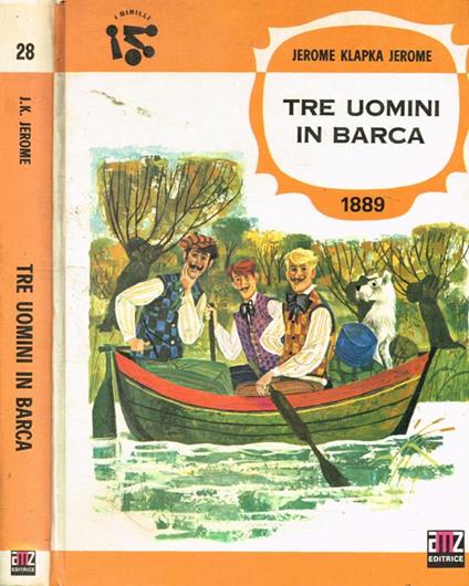 Tre uomini in barca - Jerome K. Jerome - copertina