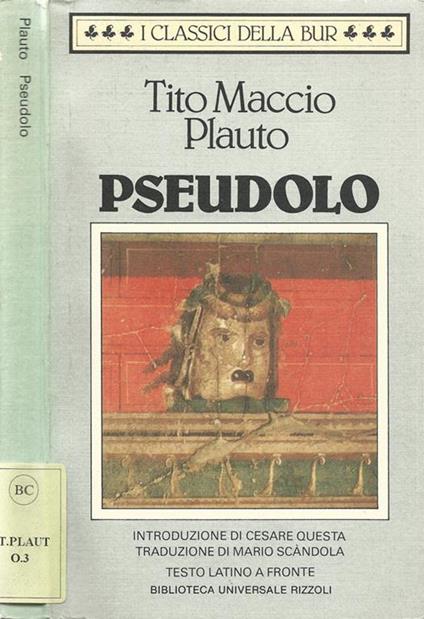Pseudolo - T. Maccio Plauto - copertina