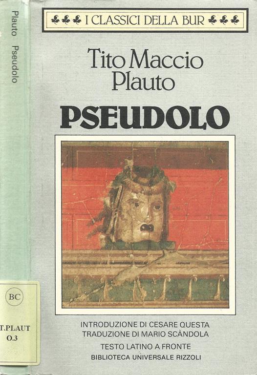 Pseudolo - T. Maccio Plauto - copertina