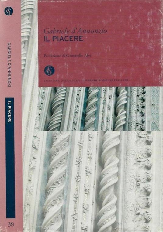 Il Piacere - Gabriele D'Annunzio - copertina