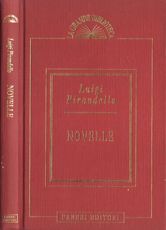 Novelle - Luigi Pirandello - copertina