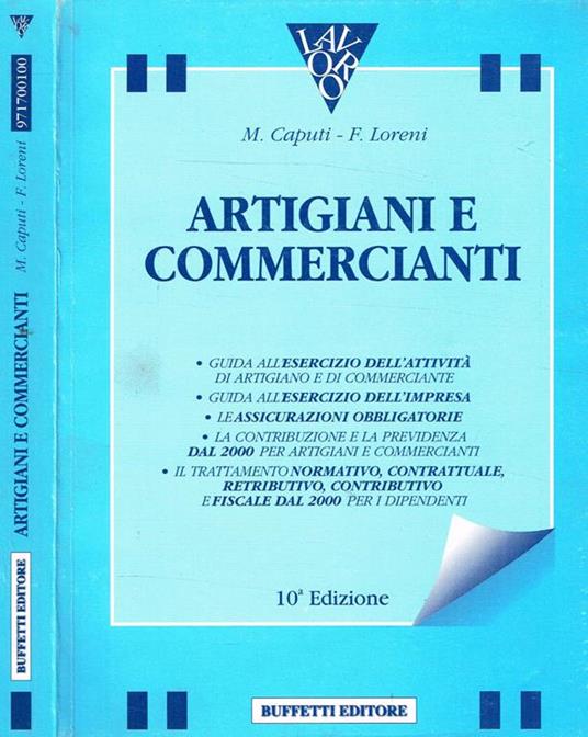 Artigiani E Commercianti Di: M.Caputi - copertina