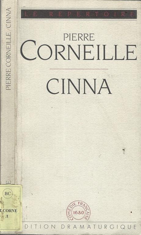 Cinna - Pierre Corneille - copertina