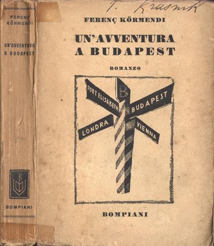 Un' avventura a Budapest - Ferenc Kormendi - copertina