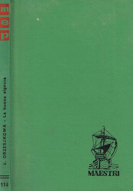 La buona signora - Eliza Orzeszkowa - copertina