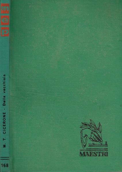 Della vecchiaia - M. Tullio Cicerone - copertina