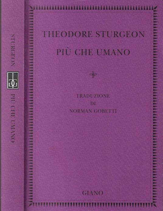 Più che umano - Theodore Sturgeon - copertina