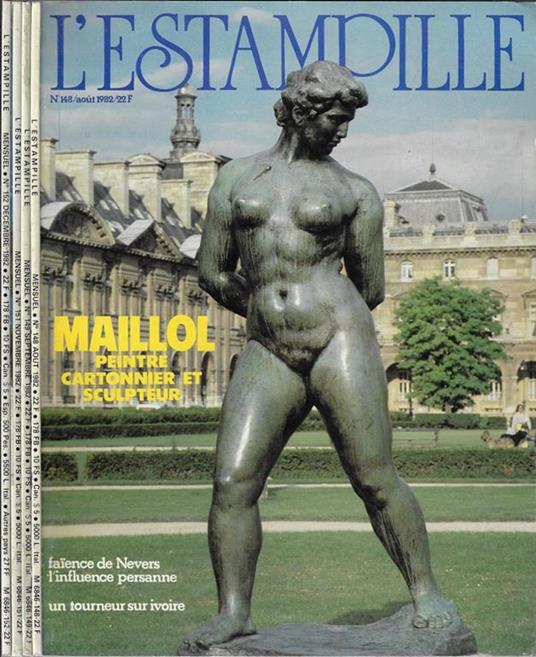 L' Estampille Anno 1982 N°148, 149, 151, 152 - Louis Faton - copertina
