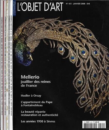 L' Estampille / L' Objet D'Art Anno 2008 N° 431, 433, 434, 436 - copertina