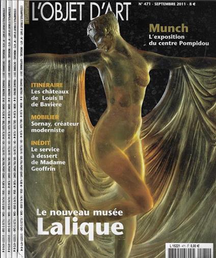L' Estampille / L' Objet D'Art Anno 2011 N° 471, 472, 473, 474 - copertina
