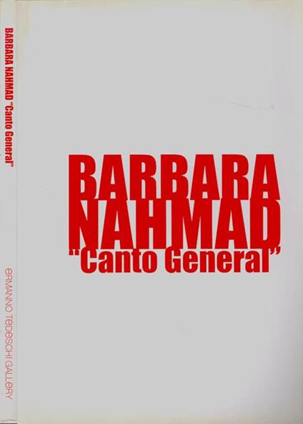 Canto general - Barbara Nahmad - copertina