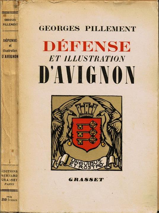 Défense et illustration d'Avignon - Georges Pillement - copertina