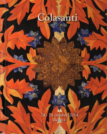 Colasanti. Casa d'aste - Asta n. 24 24-25 ottobre 2014 Roma - copertina
