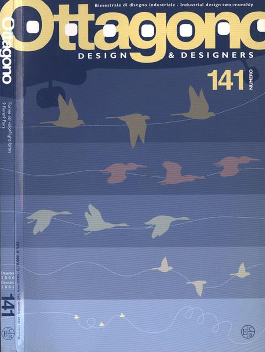 Ottagono Anno 2001 n. 141. Design & designers - copertina