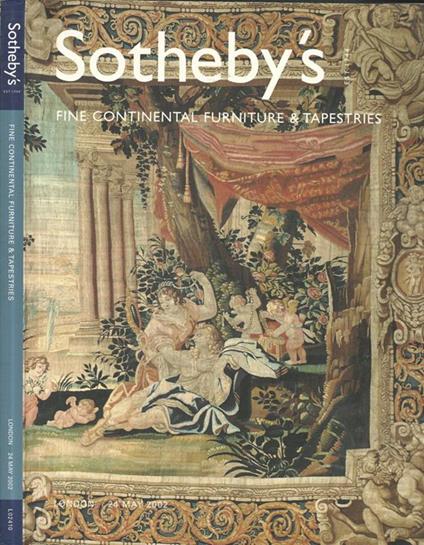 Fine Continental Furniture & Tapestries. Asta L02410 - copertina