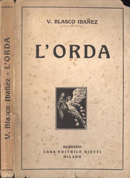 L' orda - Vicente Blasco Ibáñez - copertina