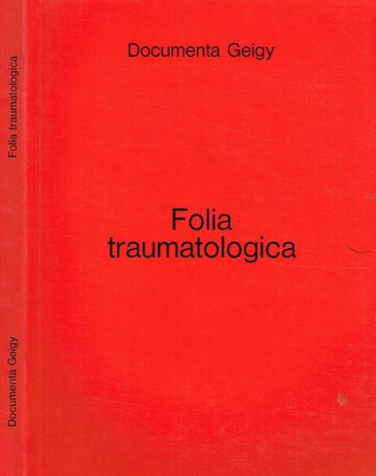 Folia traumatologica - copertina