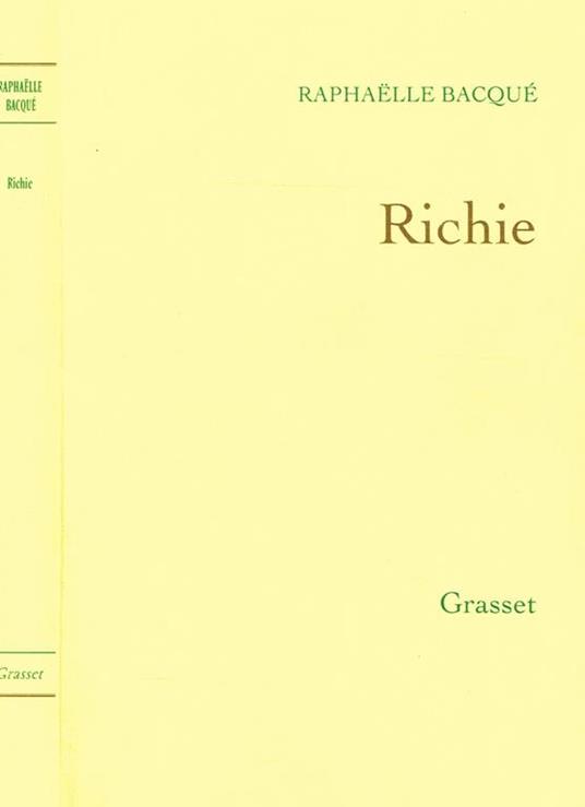 Richie - Raphaelle Bacque' - copertina