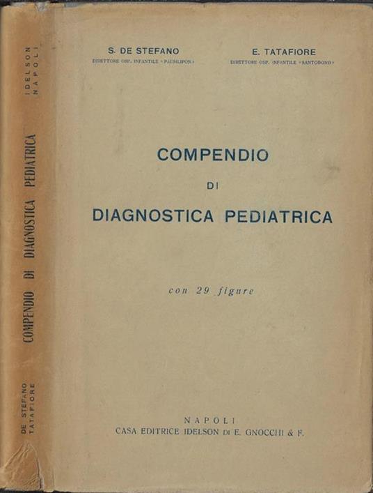 Compendio di diagnostica pediatrica - copertina