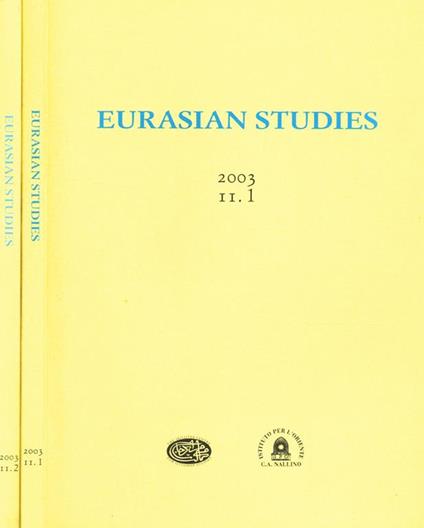 Eurasian Studies Anno Ii N.1 2 - Michele Bernardini - copertina