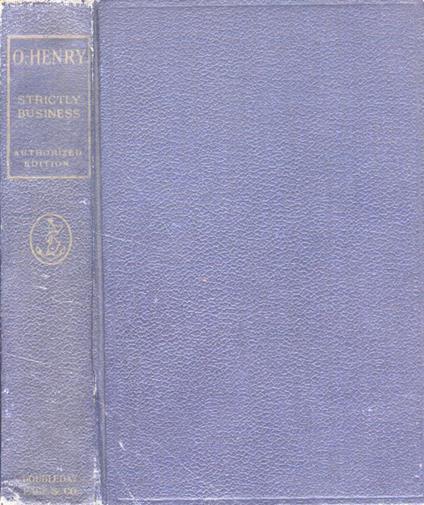 Strictly business - O. Henry - copertina