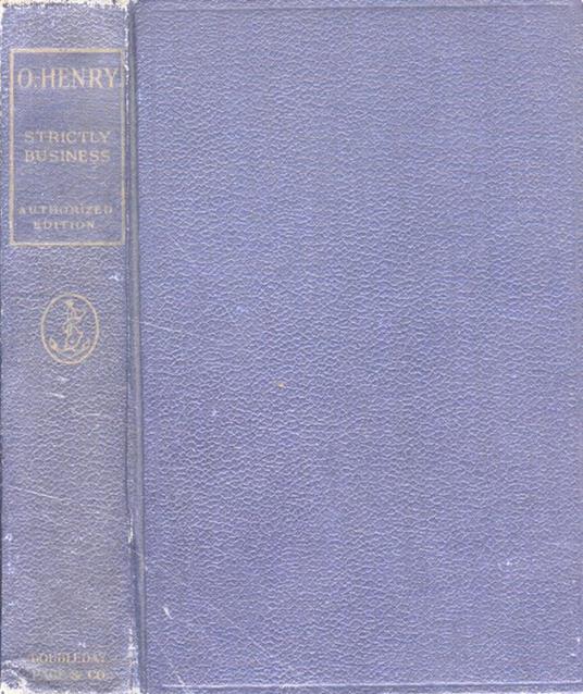 Strictly business - O. Henry - copertina