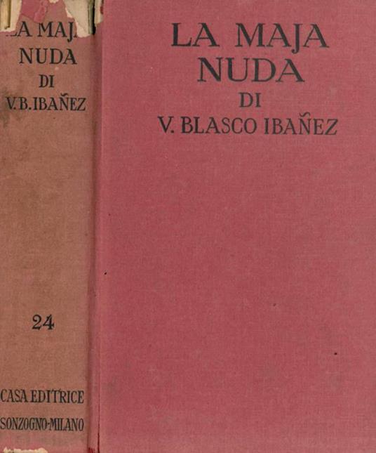 La maja nuda - Vicente Blasco Ibáñez - copertina