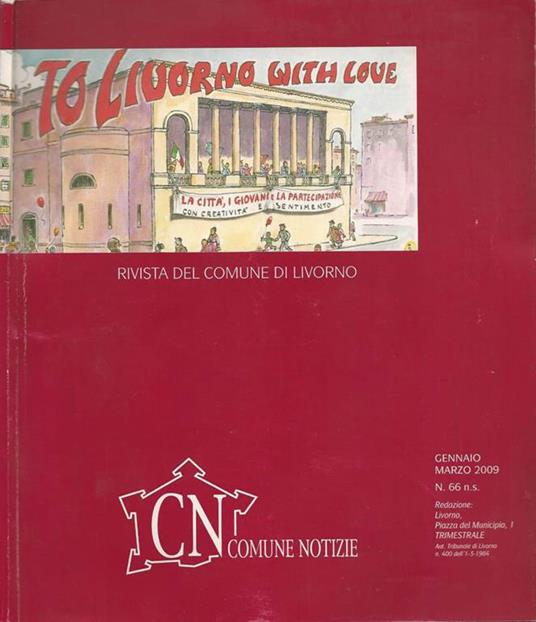 Comune Notizie. Rivista del comune di Livorno - copertina